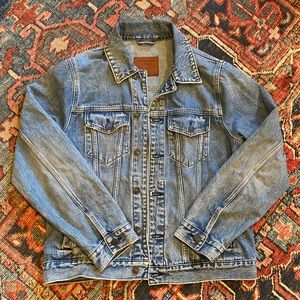 Light wash denim jacket